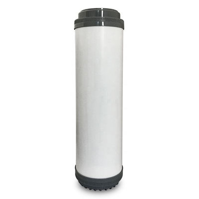 Cartucho de filtro de carbono blanco y azul para la producción de agua dulce