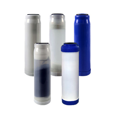10 pulgadas de filtro de agua pura con cáscara de coco granular carbón activado y cartucho