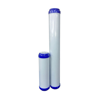 Cartucho de filtro de carbón activado granular de 20 pulgadas UDF GAC con vida útil del filtro de 12 a 24 meses