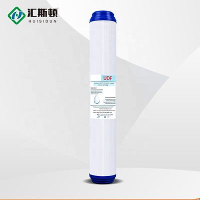 Cartucho de filtro de agua de carbón activado granular UDF de 20 pulgadas para uso doméstico/comercial