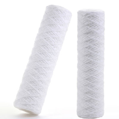 Cartucho de filtro de sedimentos de fibra de vidrio para filtración microelectrónica de 20 pulgadas