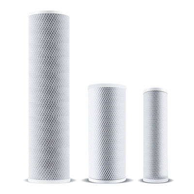 10 pulgadas Jumbo Filtro de carbón activado comprimido Carbón para desodorizar y purificar