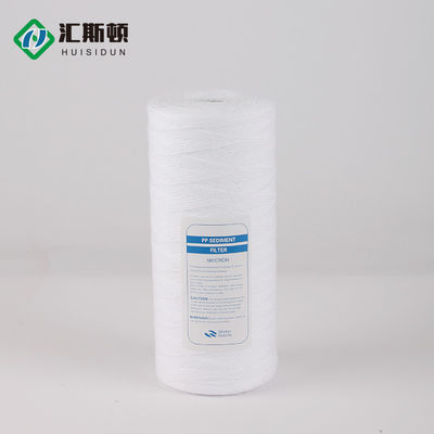 Huiston 10 pulgadas 4.5pp Tipo de bobinado Pp Elemento de filtro para filtración de solución química