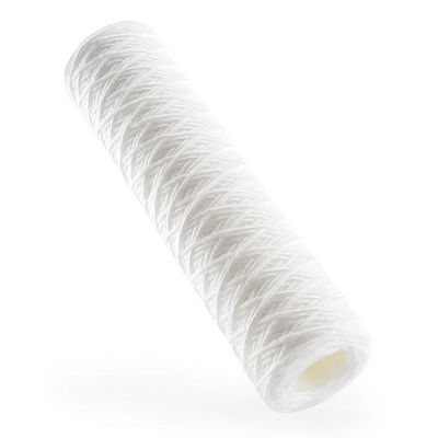 Tratamiento de agua Filtro de cartucho de heridas de cuerda de alta tenacidad para sistema de ósmosis inversa