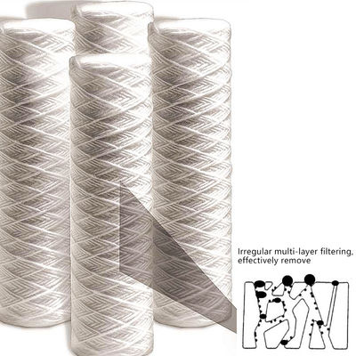 1 KG Peso 3 micrones de cuerda de heridas de sedimentos filtro de agua para el sistema de purificación de agua
