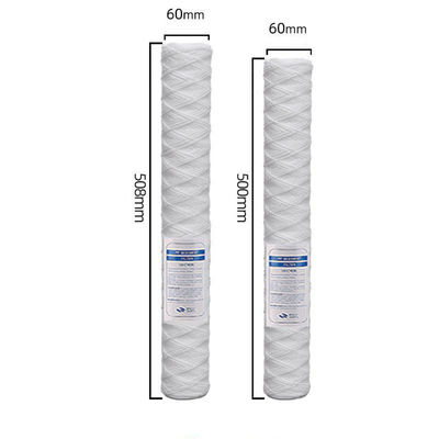 1 KG Peso 3 micrones de cuerda de heridas de sedimentos filtro de agua para el sistema de purificación de agua