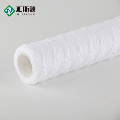 Cartucho de filtro de heridas de hilos de fibra de PP de 10 20 30 40 pulgadas Certificado CE para función de filtro de alimentos