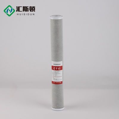 Cartucho de filtro CTO de carbono activado de 20*2,5 pulgadas para el sistema de filtración de agua doméstica