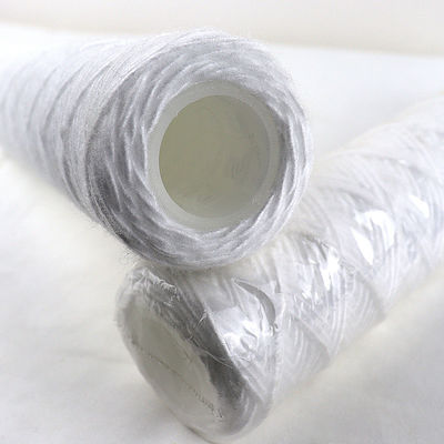 Filtro de sedimentos de heridas de cuerda 10 20 30 40 pulgadas 1 3 5 10 micrones reemplazo de agua de pozo