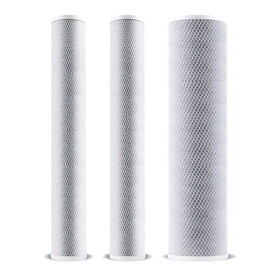 Cartucho de filtro de carbono activado de 20 pulgadas para purificadores de agua comerciales