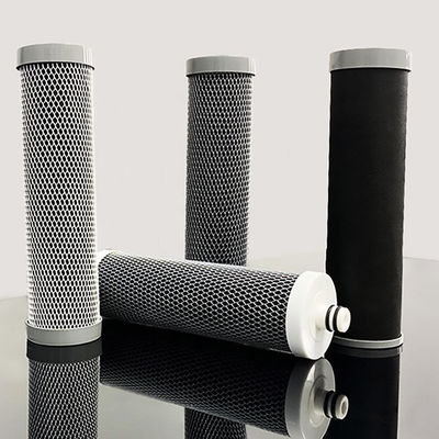 Poderoso cartucho de filtro de agua de carbono activado de bloques de 10 a 20 pulgadas para purificación de agua