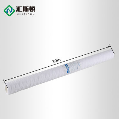 Cartucho de filtro de heridas de alambre para tratamiento químico de agua Filtración de óxido longitud 30 pulgadas