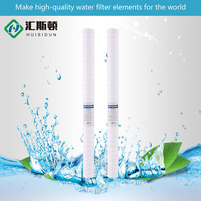 Cartucho de filtro de heridas de alambre para tratamiento químico de agua Filtración de óxido longitud 30 pulgadas