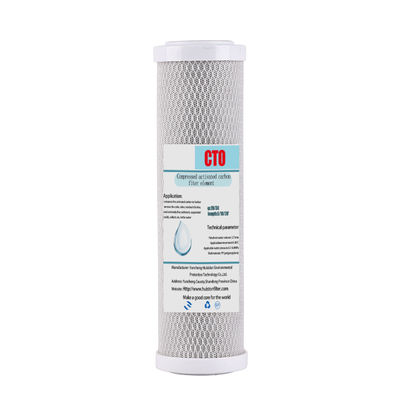 Cartucho de filtro de carbono activado CTO papel para la producción de agua dulce 10 pulgadas 20 pulgadas tamaño