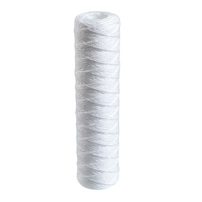 Cartucho de filtro de heridas de cuerda de 1 o 5 micras de 10 pulgadas de PP para tratamiento de agua personalizado