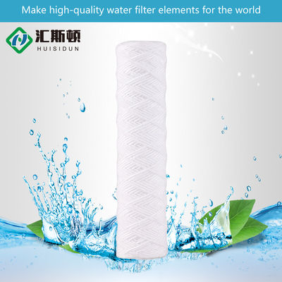 Cartucho de filtro de heridas de cuerda de 1 o 5 micras de 10 pulgadas de PP para tratamiento de agua personalizado