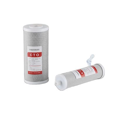 Cartucho de filtro de carbono preactivado CTO Material de cáscara azul blanco Polypropileno de grado alimenticio