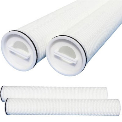 Elemento de filtro de polipropileno de alto flujo de plissado para el sistema de filtración de agua industrial