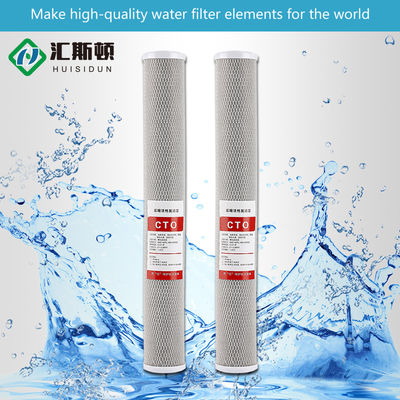 Función de pre-filtración para el hogar 20 pulgadas 760g Purificador de agua de carbono activado