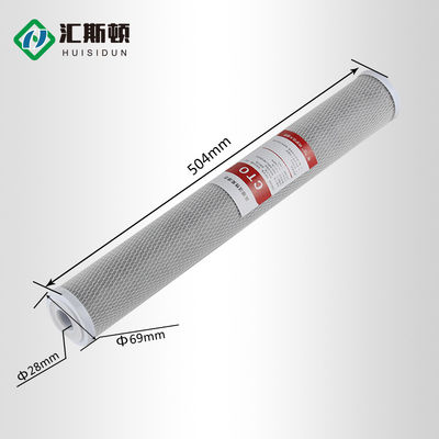 Cartucho de filtro de bloque de carbono activado de 220V para el sistema de ósmosis inversa