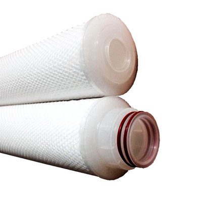 40 pulgadas 0.1 micrones de gran flujo elemento de filtro de agua plissado para filtración industrial