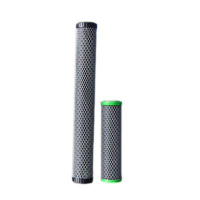 Purificador de agua universal de carbón activado comprimido de 20 pulgadas para tiendas de ropa