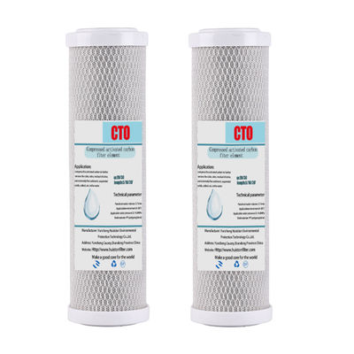 Cartucho de filtro de carbono activado de 10 pulgadas para solución industrial de purificación de agua