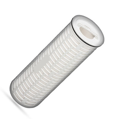 Cartucho de filtro pliado de alto flujo de 20 pulgadas y 40 pulgadas para alimentos y bebidas, excepto para el tratamiento de aguas residuales oxidadas
