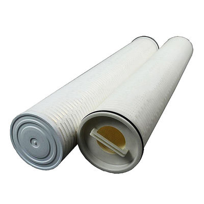 Cartucho de filtro pliado de alto flujo de 20 pulgadas y 40 pulgadas para alimentos y bebidas, excepto para el tratamiento de aguas residuales oxidadas