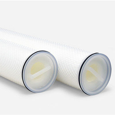 Cartucho de filtro pliado de alto flujo de 20 pulgadas y 40 pulgadas para alimentos y bebidas, excepto para el tratamiento de aguas residuales oxidadas
