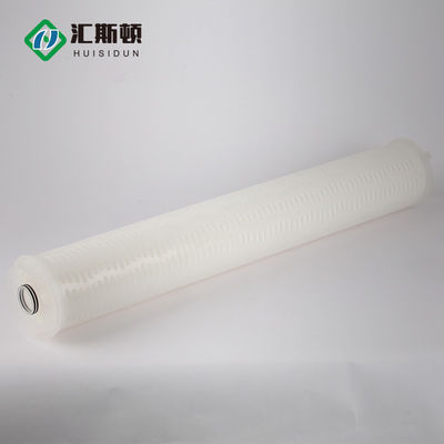 Filtro de cartucho plissado PP de alto flujo de 5 micras para planta de tratamiento de agua de desalinización