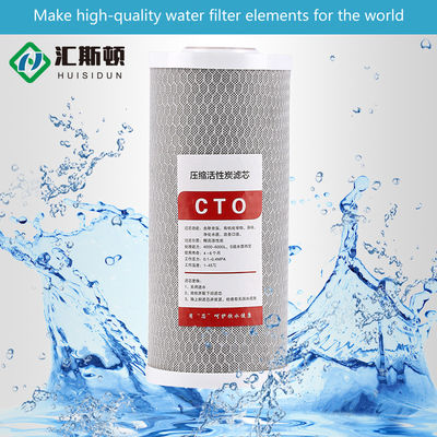 Cartucho de carbón activado de 10 pulgadas para filtro de Whiston 4.5 para purificación de agua