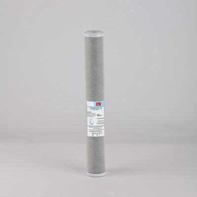 Cartucho de filtro de bloque de carbono Cto de 20 pulgadas para filtración de agua y eliminación de olores