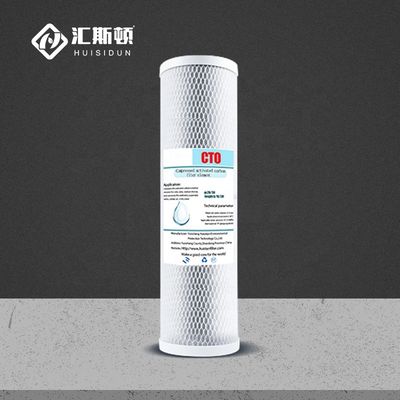 Fuente de energía eléctrica 10 * 2.5 pulgadas CTO de coco de carbono activado bloque de carbono filtro de agua