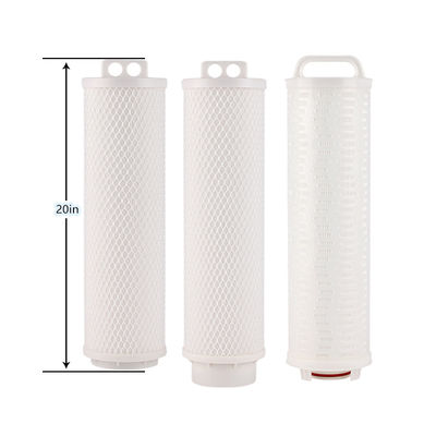 Filtración de agua industrial Whiston Pp Filtrador de alto flujo cartuchos de diseño plissados