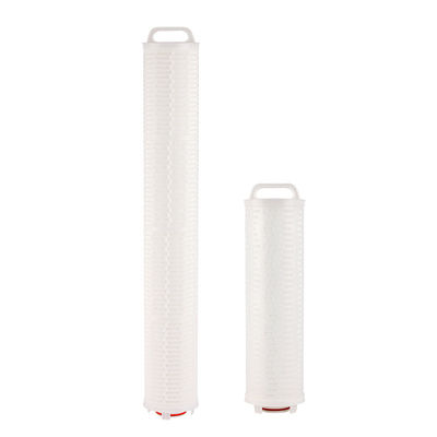 40 pulgadas 0.1um 0.22um 0.45um PES PP cartuchos de filtro plissado para agua del grifo municipal