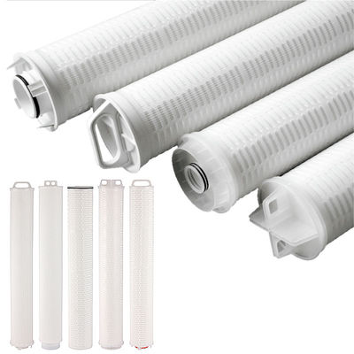 40 pulgadas de doble bobina de alto flujo de filtro pliado de PP para el sistema de filtración industrial
