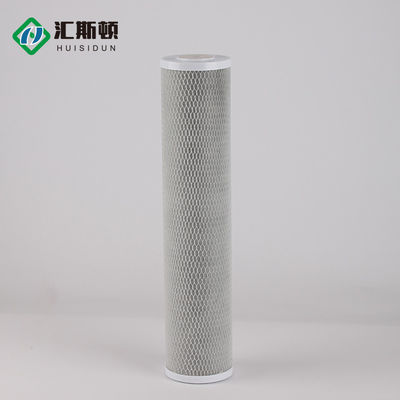 20 pulgadas de pigmento de carbono activado colorante filtro de filtración química para la producción de agua dulce