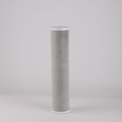 Filtro de cartucho de carbono activado de 20 pulgadas y 4,5 pulgadas para filtración química