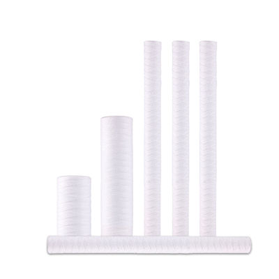Cartucho de filtro de sedimentos para heridas industriales 10 20 30 40 pulgadas 1 3 5 10 filtro de micras