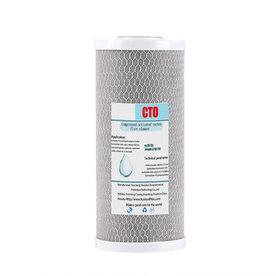 40" elemento de filtro de bloque de carbón activado para una filtración eficaz del agua de toda la casa