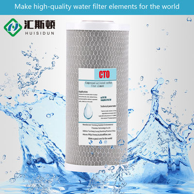 40" elemento de filtro de bloque de carbón activado para una filtración eficaz del agua de toda la casa