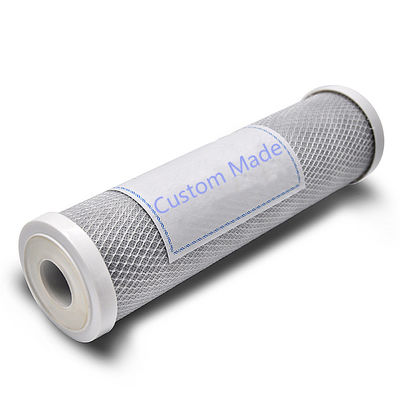 10 pulgadas UDF Shell de coco CTO Filtro de bloque de carbono activado para todo el sistema de purificación de agua de la casa