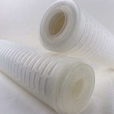 Cartucho de filtro de tratamiento de agua de polipropileno plissado de 20 pulgadas para sistema de agua pura
