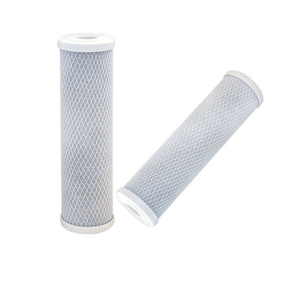 Cartucho de filtro de agua de bloque de carbono activado CTO para sistemas de ósmosis inversa 10 * 2,5 pulgadas