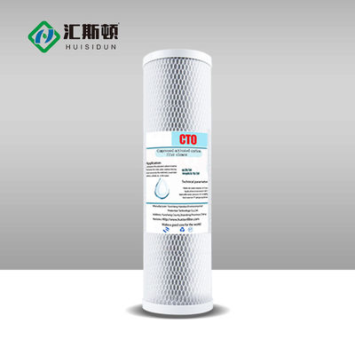 Cartucho de filtro de carbono activado de 10 pulgadas de cáscara de coco de Huiston para prefiltración