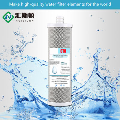 Cartucho de filtro de carbono activado de 10 pulgadas de cáscara de coco de Huiston para prefiltración