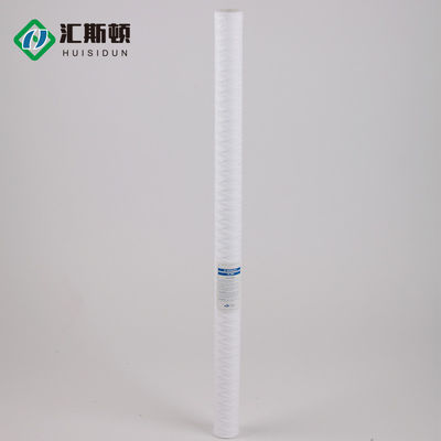 Filtro de agua industrial de polipropileno 20 * 2,5 pulgadas de cartucho de herida de PP Filtro para agua