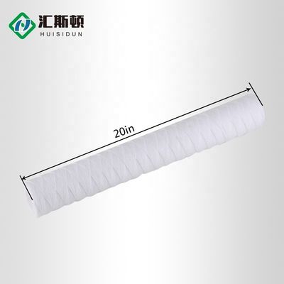 0.8 kg cartucho de filtro de heridas de cuerda de PP para un tratamiento eficaz del agua industrial