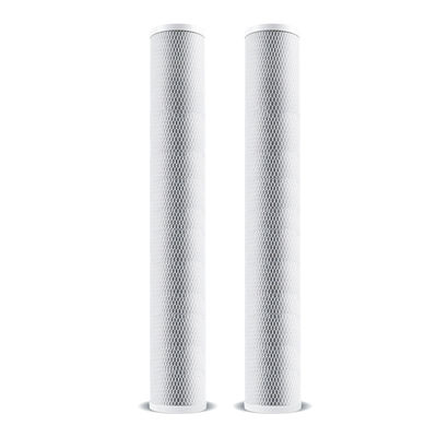 Cartucho de filtro de carbono de cáscara de coco CTO de 20 pulgadas y 5 micras para filtro de agua comercial